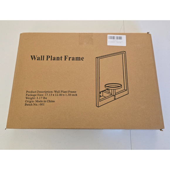 SwaaVee Wall Plant Frame Black Indoor or Outdoor NIB - Picture 4 of 8